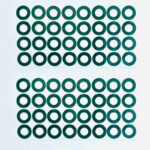 100pcs 18650 Battery 1S Insulation Ring – Barley Paper Heat Resistant Gasket for Battery Pack